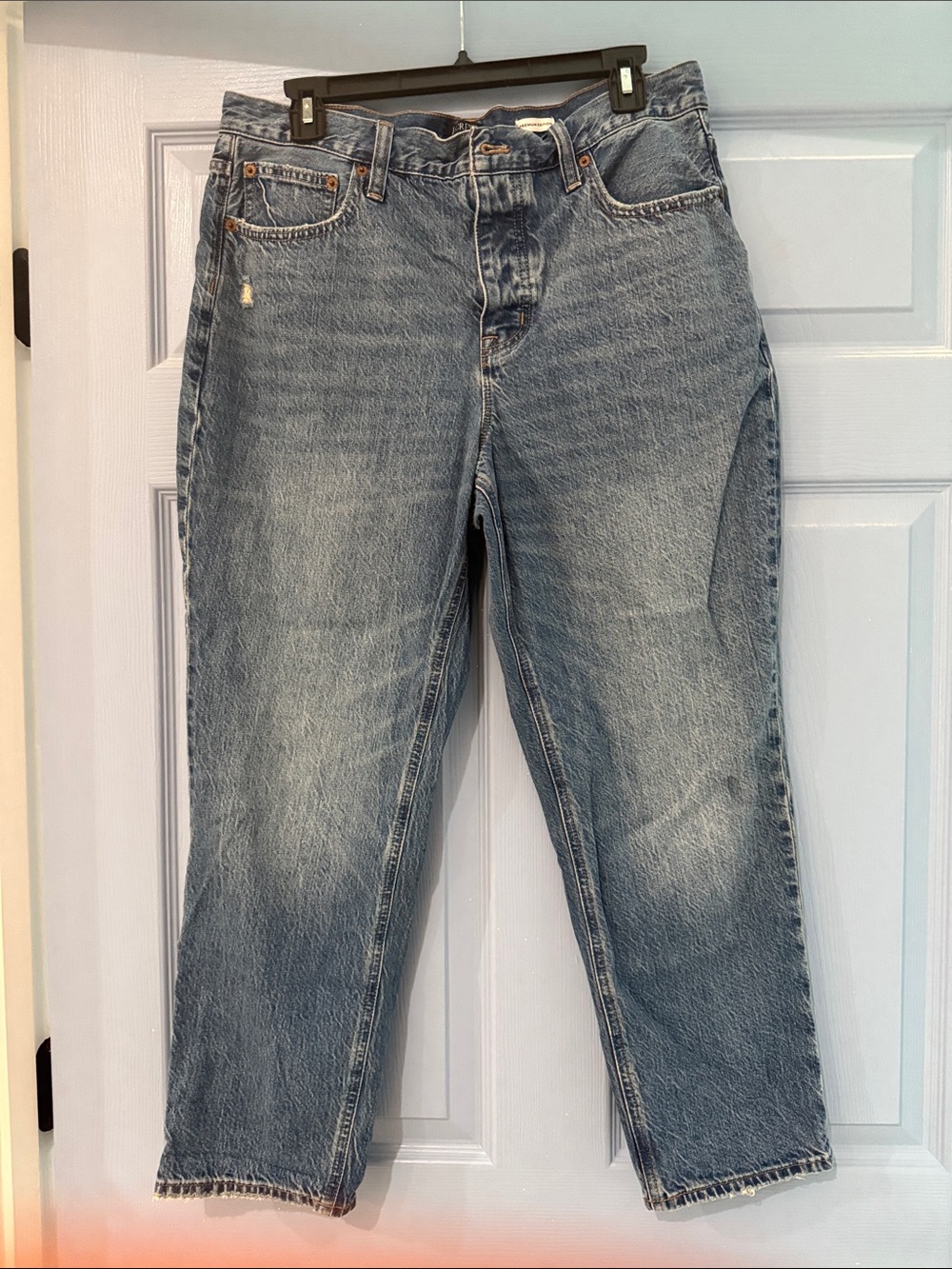 J.Crew High Rise Distressed Jeans